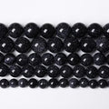 90PCS 4mm Starry Blue Sandstone Gemstone Beads Beads Natural Stone Round Loose Beads for Jewelry Making DIY Bracelet Necklace 15" Inch(Blue Sandstone, 4mm)