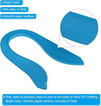 PATIKIL Quilling Strips Paper 600pcs 5mm 39cm Origami Paper Quilling Kits for Art DIY Hand Craft Christmas, Aquamarine Blue