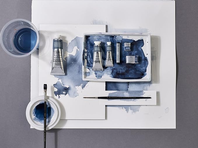 Winsor & Newton Professional Water Colour Paint, Half Pan, Permanent Carmine
