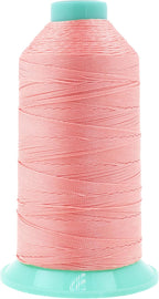 Mandala Crafts Bonded Nylon Thread Blush Heavy Duty Sewing Threads - 800 YDs Size 207 630D T210 Tex 210 Thread for Leather Jeans Weaving Outdoor Marine Upholstery Threads