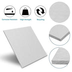 2Pack 6061 Aluminum Sheet Metal - 12 x 12 x 1/8 Inch, Heavy Duty Aluminum Plates with Protective Film, 3MM Thick Flat Plain Panel for Crafting, Structural Framing, Base Plate