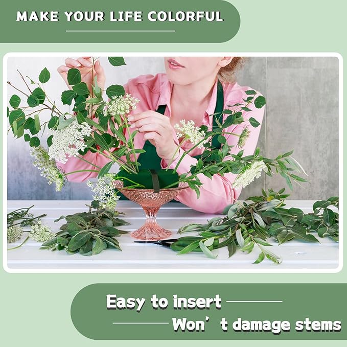 SupKing Large Round Floral Foams 6", 8 Pcs Sponge Foam Blocks Green Wet Dry Flower Foams Plant Foam for Florist Craft Artificial Flower Arrangements