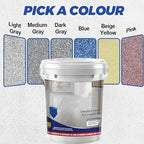 Epoxy Floor Paint, Epoxy Colored Sand Floor Paint, High-Gloss Marble Effect Self-Leveling Coating, Waterproof, Non-Slip, Ultra-Durable for Garage, Basement, Wood Floors (Purple,6.6 lb)