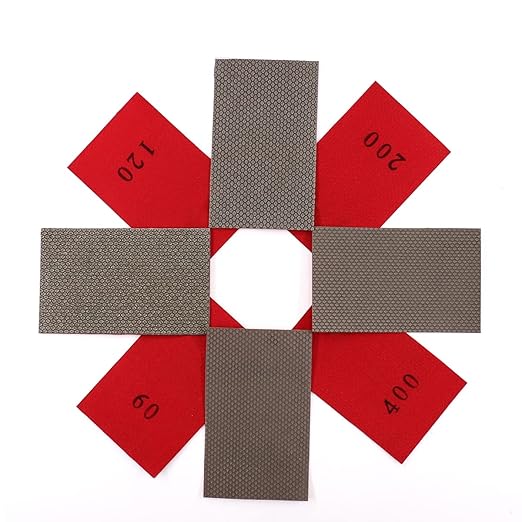 Diamond Sandpaper Electroplated Polishing Sheet Abrasive Sanding Paper Grit 60 120 200 400 Replacement Abrasive