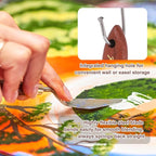 MECCANIXITY Pack of 1 Palette Knife No.23, 7.6" Long Palette Knives with Stainless Steel Flexible Spatula Pallet Knife and Wood Handle for Scraping, Mixing, Oil Acrylic Painting Canvas