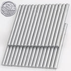 Silver Wax Seal Sticks, 30pcs Sealing Wax Sticks, HOSEALING Glue Gun Wax Seal Sticks for Wax Seal Stamp, Premium Sealing Wax for Wedding Invitations, Letter, Envelope (Mini Size)