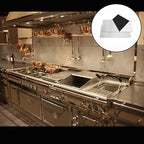 2Pcs 304 Stainless Steel Sheets Metal 6" x 12" x 1/32" Inch 304 Stainless Steel Plates 20 Gauge(0.8MM) Stainless Steel Shim Stock Plates Metal Sheets for Crafting, Stovetop, Snow Frosted Surface
