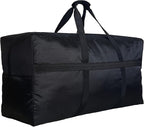Extra Large Duffle Bag for Travel, Big Foldable Storage Bag - Black