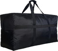 Extra Large Storage Duffle Bag for Travel, Big Foldable XL Duffle Bag for Traveling - Black