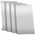 4 Pcs 16 Gauge 12 x 6 Inch Metal Steel Sheet Steel Plate Mild Carbon Cold Rolled Square Weldable Metal Panels for Outside Industrial DIY Use Projects Weld Accessories