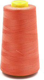 Tortoise 4 Cones of 3000 Yards Each Spool Thread for All Purpose, Quilting, Serger, Overlock Sewing Machines - 100% Polyester - 40S/2 - Watermelon Red