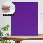 ROBOTIME 7-Pack Double-Sided Colored 1/8" Plywood Sheets - 12 x 16 x 1/8 Inch - Roller-Coated Solid Color 3mm Craft Wood Sheets for Laser Cutting, Engraving & Wood Burning - Assorted Colors