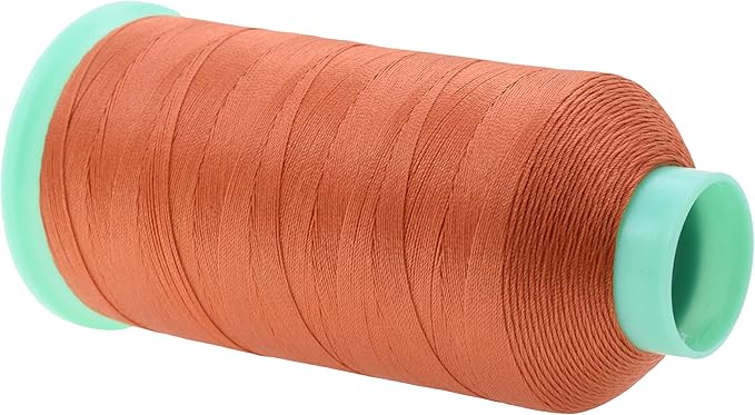 Mandala Crafts Bonded Nylon Thread Rust Heavy Duty Sewing Threads - 1100 YDs Size 92 280D T90 Tex 90 Thread for Leather Jeans Weaving Outdoor Marine Upholstery Threads