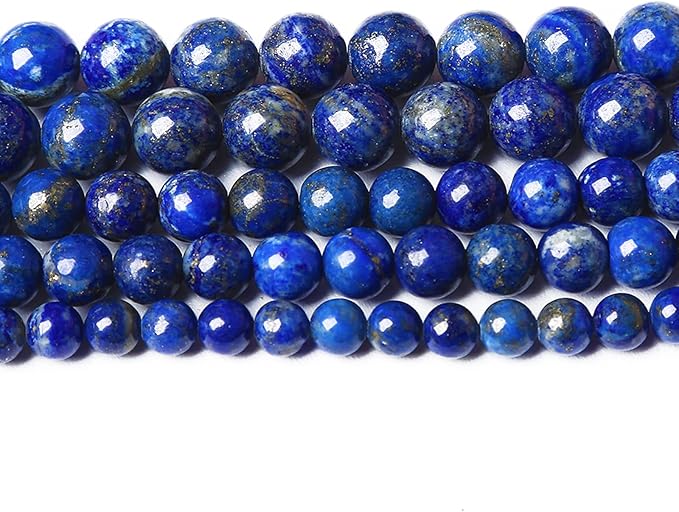 AAA+ Natural Lapis Lazuli Gemstone Beads 6mm 60PCS Round Loose Stone Beads for Jewelry Making DIY Bracelets Necklace Earrings