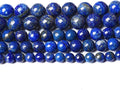 6mm 120PCS AAA+ Natural Lapis Lazuli Gemstone Beads Round Loose Stone Beads for Jewelry Making DIY Bracelets Necklace Earrings 32" 2 Strands