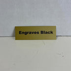 Blank Metal Plates for Laser Engraving - 4 Pack | Aluminum Sheets 0.020" Thick | CO2, Diode, Fiber Laser Compatible | Multiple Sizes & Colors (Gold (engraves black), 6.25x8.25 inch)
