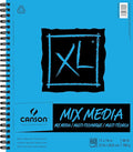 Canson XL Series Mixed Media Pad, Side Wire, 11x14 inches, 60 Sheets – Heavyweight Art Paper for Watercolor, Gouache, Marker, Painting, Drawing, Sketching