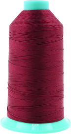 Mandala Crafts Bonded Nylon Thread Wine Heavy Duty Sewing Threads - 800 YDs Size 277 840D T270 Tex 270 Thread for Leather Jeans Weaving Outdoor Marine Upholstery Threads