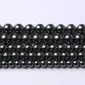 103pcs 4mm AAA Black Hematite Beads Natural Stone Gemstone Round Loose Beads for Jewelry Making DIY Bracelets