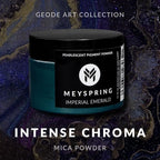 MEYSPRING Imperial Emerald - Intense Green Mica Powder for Epoxy Resin - Pigment Powder for Resin Art, Casting Resin and UV Resin - Green Resin Dye - Epoxy Pigment - Green Color for Resin