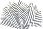 Flexicore Packaging Gray Pin Stripe Print Gift Wrap Tissue Paper Size: 15 Inch X 20 Inch | Count: 10 Sheets | Color: Gray Pin Stripe