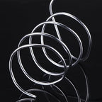 TecUnite Aluminum Craft Wire for Sculpting Armature Bendable Craft Wire for DIY Jewelry Making (1 Roll,Silver,10 M x 2 mm)