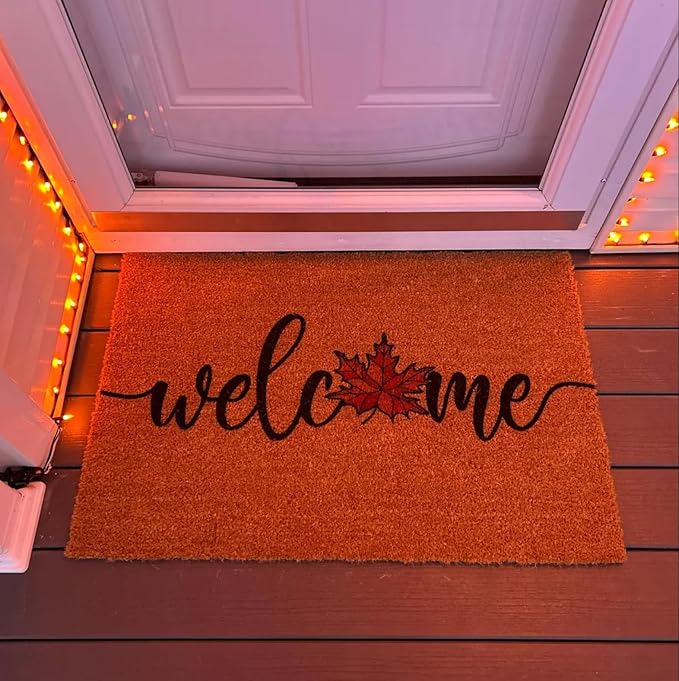 Fall Stencils for Door Mats 27”x14” Fall Doormat Stencils Pumpkin Stencil Templates for Doormat Wood Signs DIY Crafts Decor