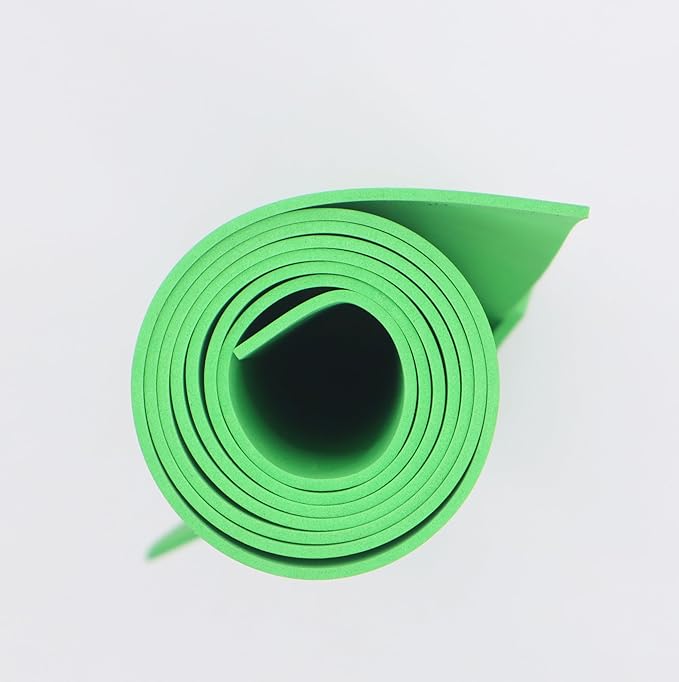 OISAKLD Light Green EVA Foam 2mm-10mm 13.7"×39" Craft Foam Sheet 74 kg/m³ Foam Cosplay for Craft Model Cosplay 2mm
