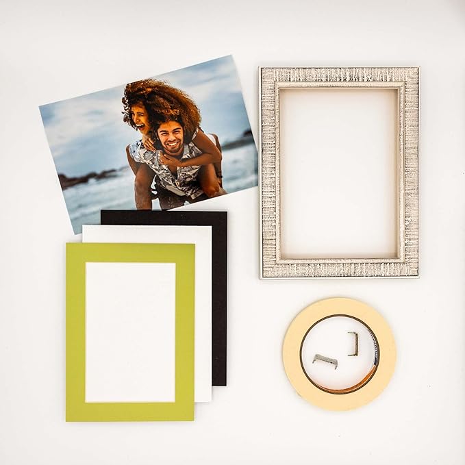 11x14 Mat for 8.5x11 Photo - Precut Pistachio Green Picture Matboard for Frames 11 x 14 Inches - Bevel Cut to Display Art 8.5 x 11 Inches - Acid Free Pack of 25 MATS with Backing Boards & Clear Bags