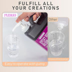 Puduo Epoxy Resin Kit 1.1Gallon，Newly Formulated Crystal Clear Epoxy Resin，Strong, Bubble-Free, Anti-Yellowing Art Resin That，Suitable for Casting, DIY, Resin Art, Molds, Easy to Mix 1:1 Ratio