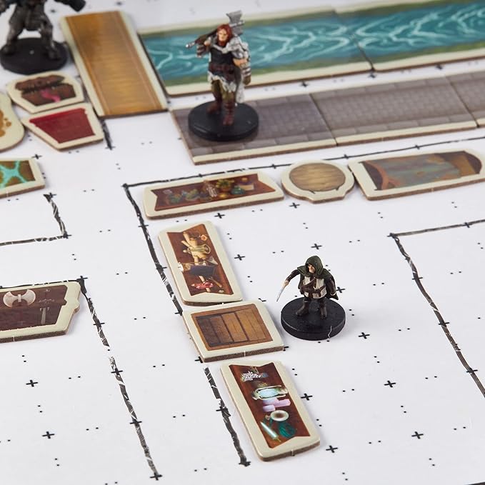 Master's Relics - RPG Item Token Accessory Set - 200+ Double-Sided Dry/Wet Erase Reversible Object Pawns for Fantasy Tabletop Roleplaying Game Terrain Tiles and Dungeon Battle Maps - D&D Compatible