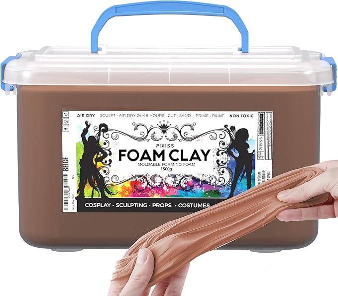 Pixiss Foam Clay (1500g, Beige)