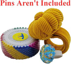 Wrist Pin Cushion Pincushions Needlework DIY Handcraft Needles Holder for Sewing and Quilting Pop Snap Ring with 1 Elastic Strap Finger Ring Pincushions Pumpkin Shaped
