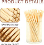 200 pcs Heavy Duty Scratch Art Tools,4.7 in Craft Sticks,Wooden Stylus for Scratch Art,Wooden Sticks for Crafts Bamboo Stylus, DIY Creative Draw Sticks for Teens and Teacher