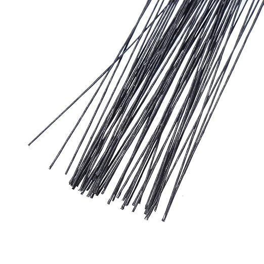 Decora 24 Gauge Black Floral Wire 16 inch,50/Package