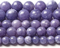 12MM Lavender Purple Chalcedony Natural Stone Round Loose Beads for Jewelry Making and Crafting 32pcs 15"