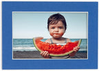 5x7 Mat for 8.5x11 Frame - Precut Mat Board Acid-Free Show Kit with Backing Board, and Clear Bags Royal Blue 5x7 Photo Matte Made to Fit a 8.5x11 Picture Frame Matboard for Framing, Pack of 1 Mat