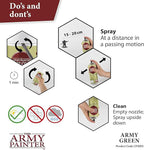 The Army Painter Color Primer Spray Paint, Army Green, 400ml, 13.5oz - Acrylic Spray Undercoat for Miniature Painting - Spray Primer for Plastic Miniatures