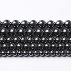 71pcs 6mm AAA Black Hematite Beads Natural Stone Gemstone Round Loose Beads for Jewelry Making DIY Bracelets Necklace Earrings