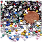 The Crafts Outlet 1,440pc Rhinestones Round 3mm (10ss) Flatback Royal Blue