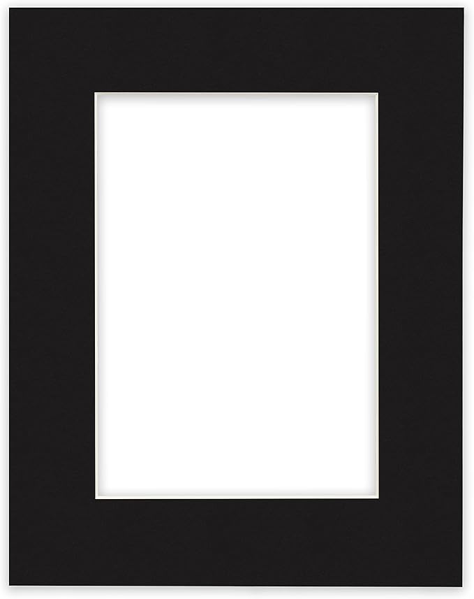 Craig Frames B221 Pre-cut Mat Board for 20x26 Print, 24x30, Smooth Black