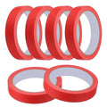 MECCANIXITY Masking Tape 0.7 Inch x 21 Yard Painter's Tape Red Paint Tapes for DIY Crafts Arts Drawing Decoration Labeling Car Painting Artist Teachers, Pack of 6