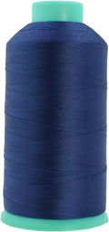 Mandala Crafts Bonded Nylon Thread Denim Heavy Duty Sewing Threads - 2843 YDs Size 46 210D T45 Tex 45 Thread for Leather Jeans Weaving Outdoor Marine Upholstery Threads