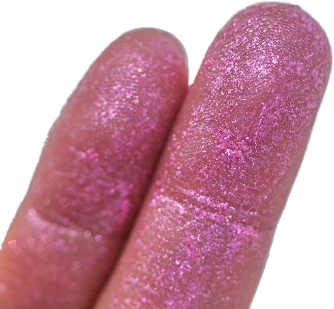 Premium Diamond Mica Powder Pigment- for Epoxy, Resin, Soap, Paint, Woodworking, Acrylic Pouring, Bath Bombs, Fishing Lures - DIY Arts and Crafts Additive (Diamond Rose Red)