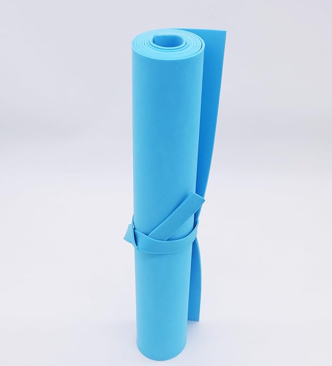 OISAKLD Sky Blue EVA Foam 2mm-10mm 13.7"×39" Craft Foam Sheet 74 kg/m³ EVA Foam Cosplay for Craft Model Cosplay 2mm