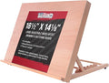 U.S. Art Supply Large 18-1/2" x 14-1/8" (A3) Adjustable Wood Art Drawing Board - 6 Angles, Beechwood Construction, Pencil Ledge - Perfect for Designing, Drafting, Sketching & Architecture Work