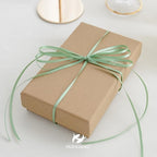 HUIHUANG Sage Green Ribbon 1/8 inch X100 Yards Roll Thin Satin Ribbon Double Face Craft Ribbon for Gift Wrapping DIY Bows Decoration Sewing and Invitation Card Hanging Tags