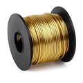 Aluminum Craft Wire, 75 Feet 1.5mm/ 16 Gauge Gold Bendable Soft Metal Aluminum Wire Roll Bulk for DIY Crafts Sculpting Jewelry Making