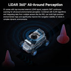 Yahboom ROS2 Robot Car Ackerman Steering Chassis,AI Visual Recognition Embodied Intelligence AI for Jetson Nano B01 4GB,User Manual Included(Ultimate Ver Without Nano)