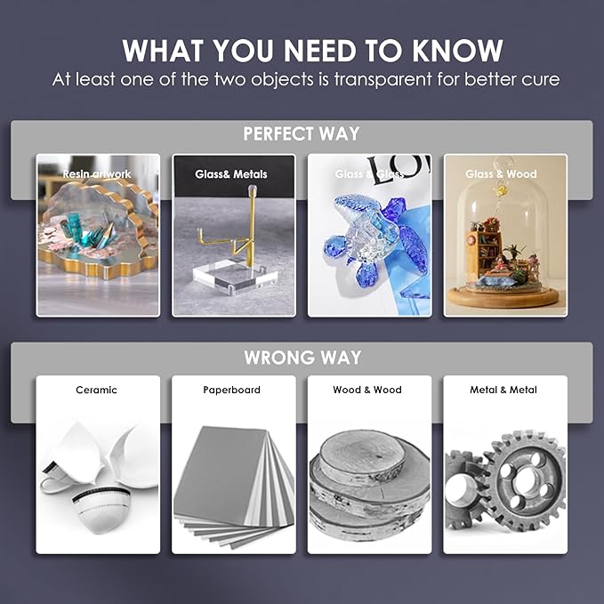 100g UV Resin for Bonding, Akisey UV Glue for Repairing Glass, Plastic, Resin Decoration, Fast Curing in Seconds Under UV Light (Not Included)
